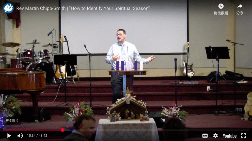 Rev Martin Chipp-Smith speaks on Identifying Your Season