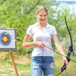 teenaged girl practicing archery 628x628